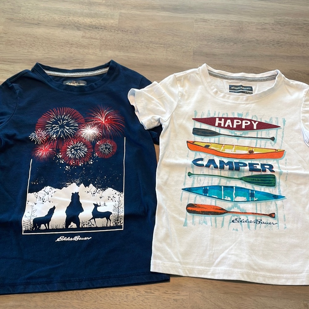 2 EDDIE BAUER T Shirts Size XS 5/6